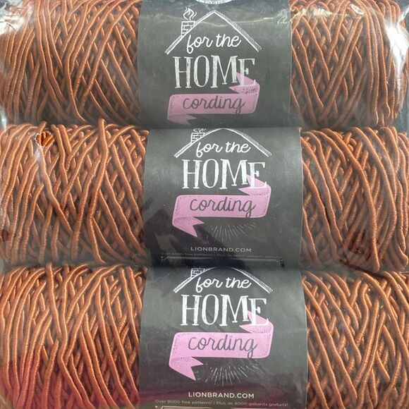 Lion brand for the home cording in amber.  3 skiens - Picture 4 of 4